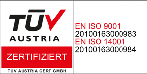 TÜV Austria zertifiziert